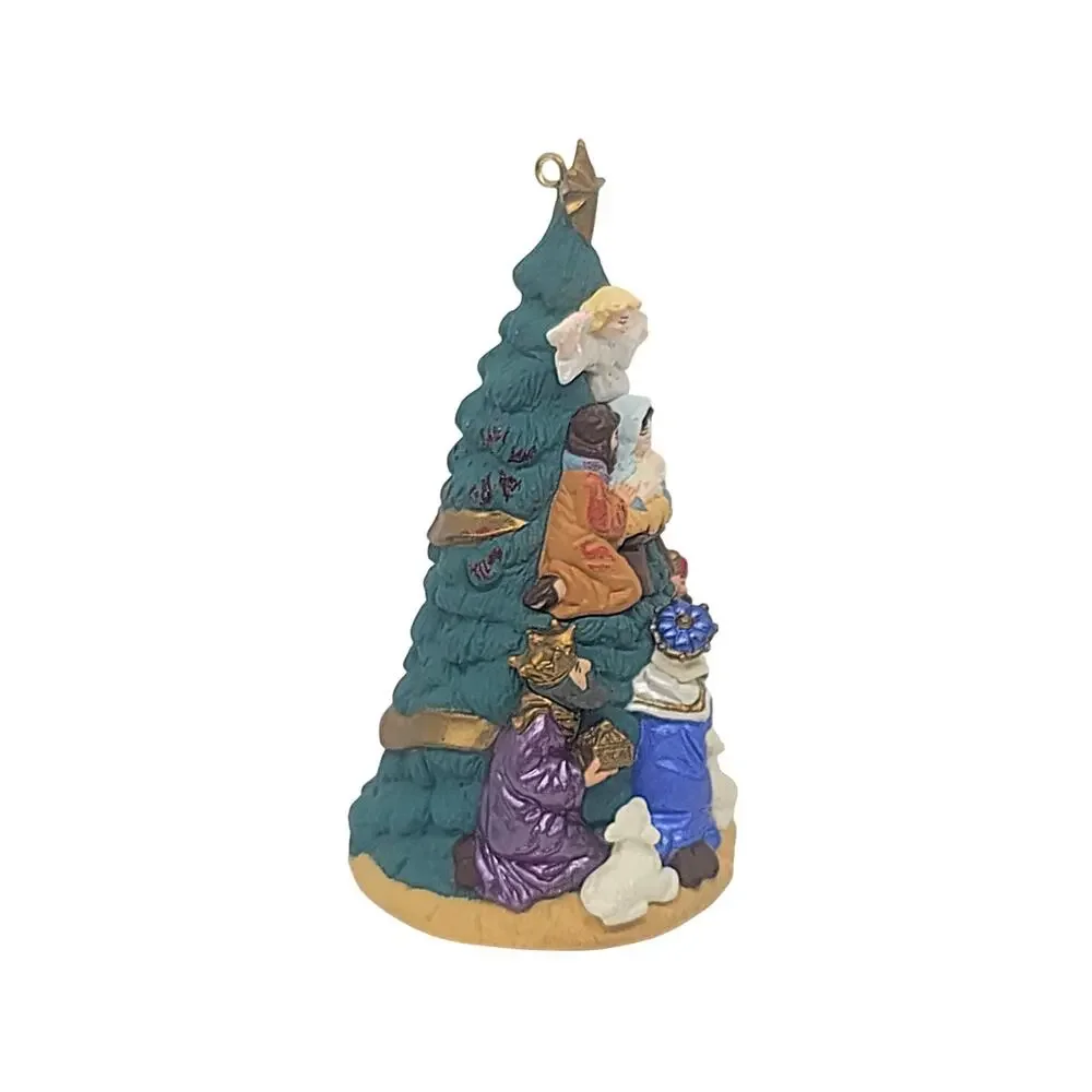 Vtg 1997 Hallmark Keepsake Ornament Nativity Scene Christmas Tree 4